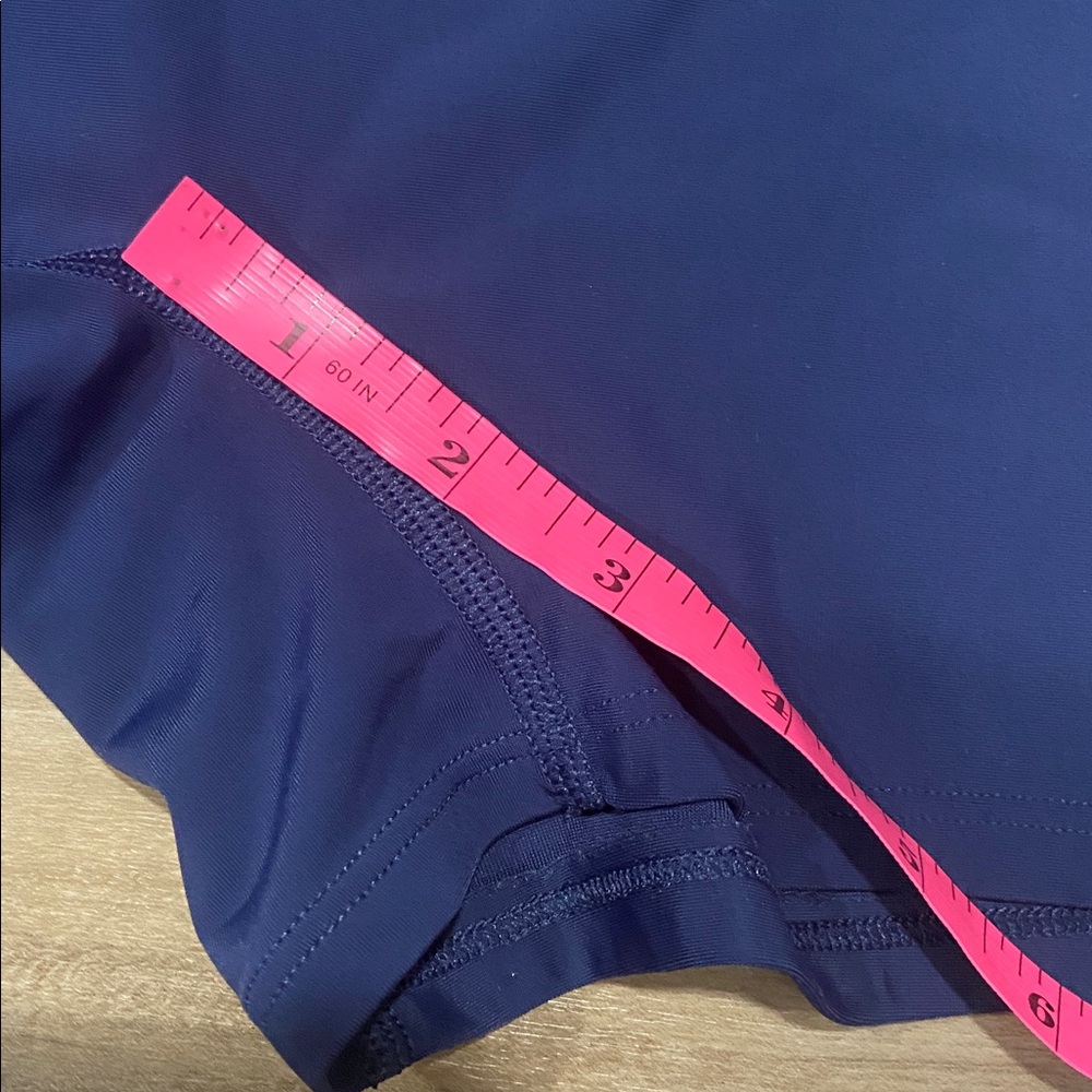 Under Armour Navy Women's Compression Bike Shorts with Logo - Picture 4 of 6